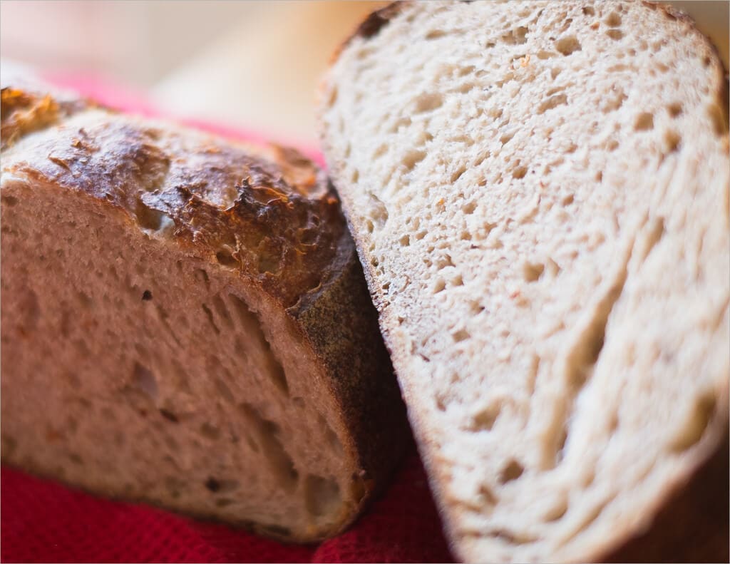 Tartine Sourdough Wheat Germ Experiment