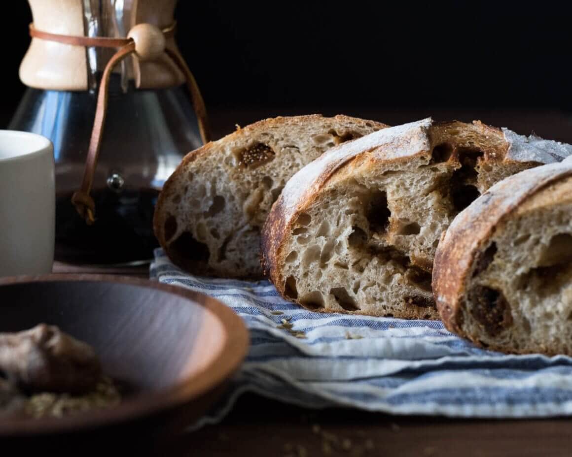 the perfect loaf fig and fennel sourdough