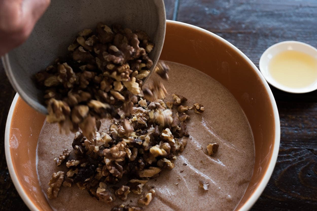 adding walnuts during bulk