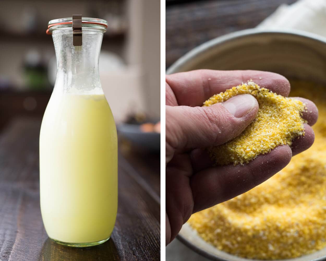 liquid whey and polenta