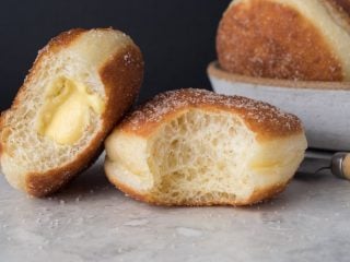 Naturally Leavened Bomboloni (Doughnuts) via @theperfectloaf