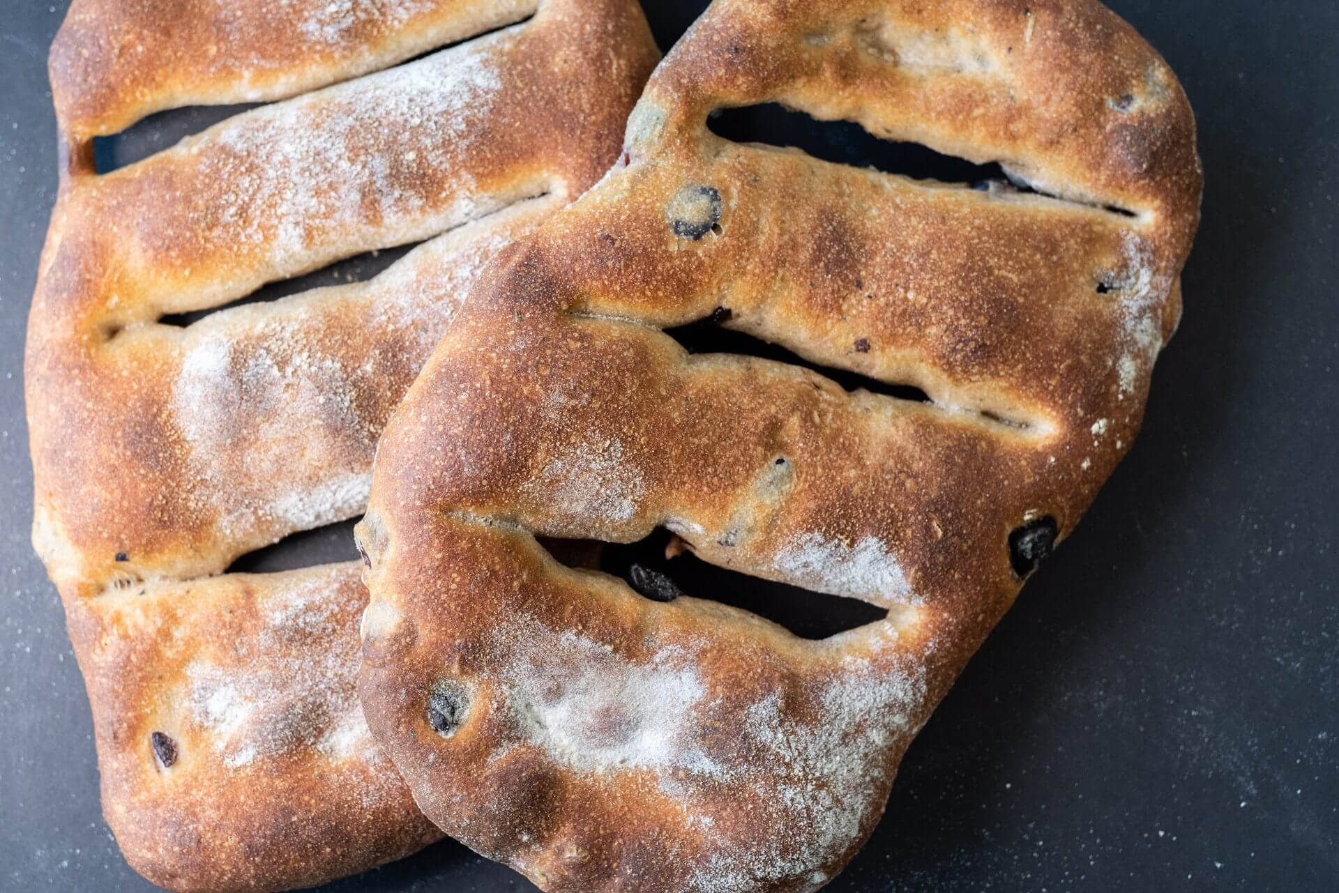 Sourdough Fougasse via @theperfectloaf