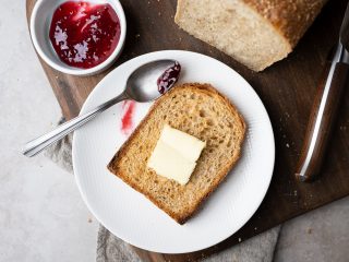 Soft honey buckwheat sandwich bread