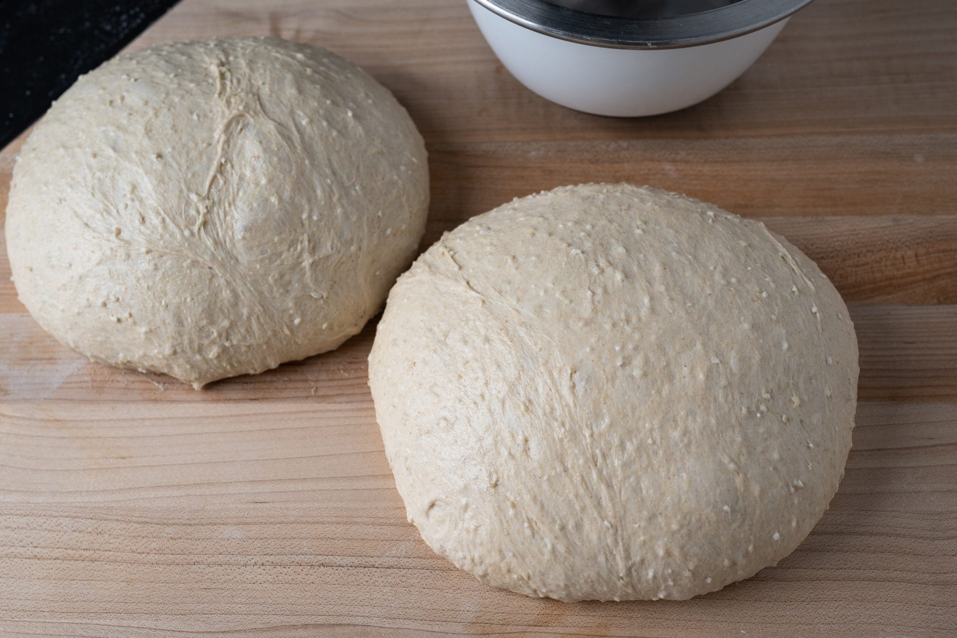 Preshaped soft honey buckwheat sandwich bread dough