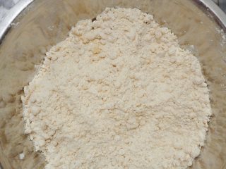 Lard in flour for tortillas.