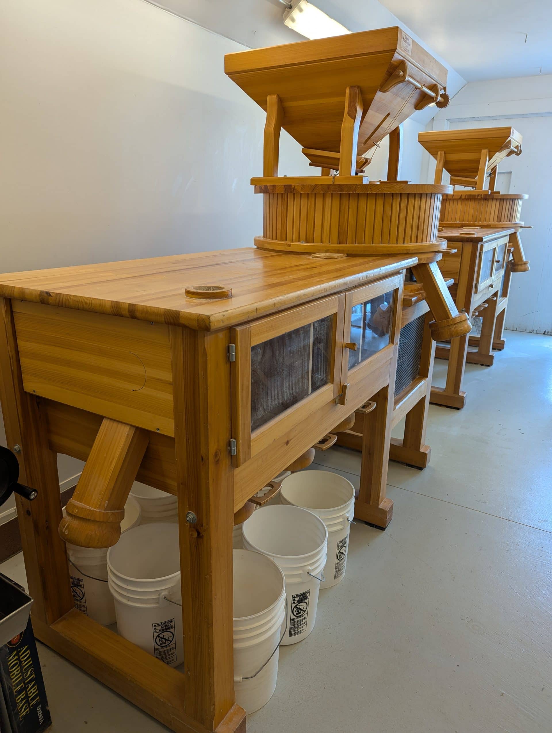 Two flour mills side by side.