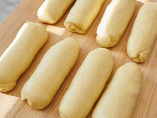 Preshaped sourdough challah dough.