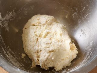 Kneaded sourdough biscuit dough.