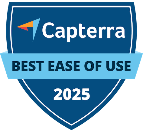 Capterra badge for Hevy Coach for best ease of use (2025)