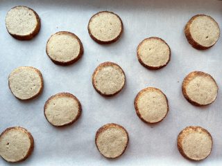 Sourdough discard cinnamon toast cookies just baked.
